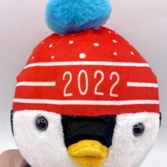Hallmark Penguin Plush 2022 Stuffed Animal 11" Christmas Winter Toy Holiday - Picture 6 of 10